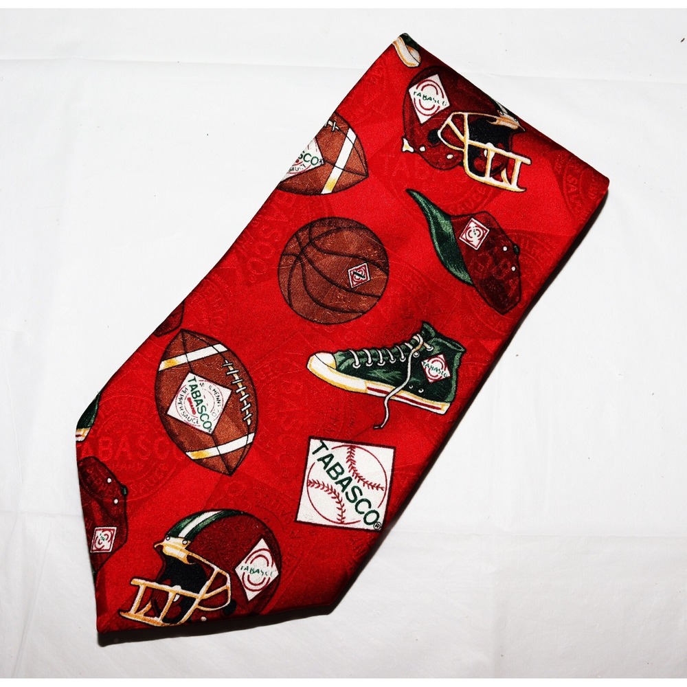 Tabasco Men's‎ Tabasco Sports Sneakers Print Silk Neck Tie
